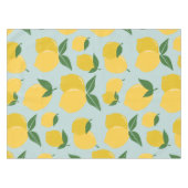 Nappe Citron Motif Fruit Rétro Jaune Sur Vert (Devant (Horizontal))