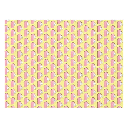 Nappe Citronnade rose Boîte à glace Citron Pie Slice Piq (Devant (Horizontal))