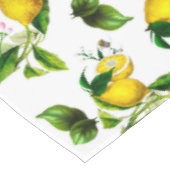 Nappe Citrons, agrumes, art méditerranéen (Angle)