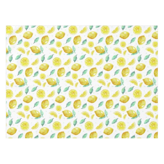 Nappe citrons aquarelles (Devant (Horizontal))