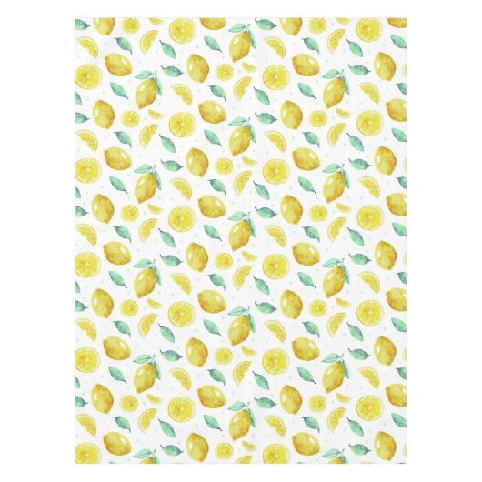 Nappe citrons aquarelles (Devant)