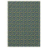 Nappe Citrons de Sorrente bleu et jaune Citrus (Devant)