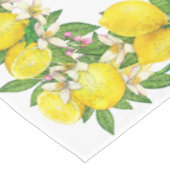Nappe Citrons en mosaïque méditerranéen (Angle)