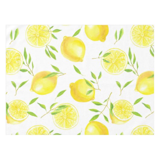 Nappe Citrons et feuilles (Devant (Horizontal))