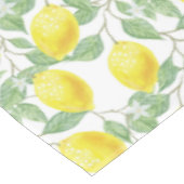 Nappe Citrons Et Feuilles verts (Angle)