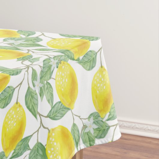 Nappe Citrons Et Feuilles verts (In Situ)