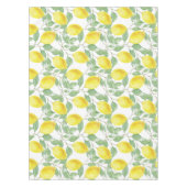 Nappe Citrons et FeuillesTissu de table (Devant)