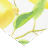 Nappe Citrons et motif feuille (Angle)