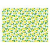 Nappe Citrons et motifs feuille (Devant (Horizontal))