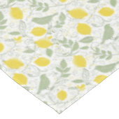 Nappe Citrons, Feuilles et oiseaux frais ID1052 (Angle)