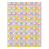 Nappe citrons jaune vif, soleil orange, lancers d'été (Devant)