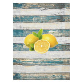 Nappe Citrons rustiques (bleus) (Devant)