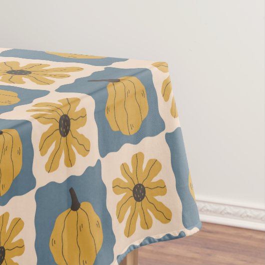 Nappe Citrouille à main levée Vérification du tissu de t (In Situ)