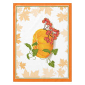 Nappe Citrouille, baies, feuilles, chute de la frontière (Devant)