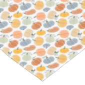 Nappe Citrouille coloré Motif gourd  (Angle)