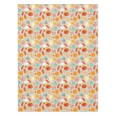 Nappe Citrouille d'automne et Motif Feuille (Devant)