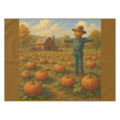 Nappe citrouille de l'automne patch & scarewcrow (Devant (Horizontal))