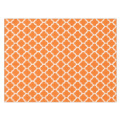 Nappe Citrouille Orange What Marocain Quatrefoil Motif # (Devant (Horizontal))