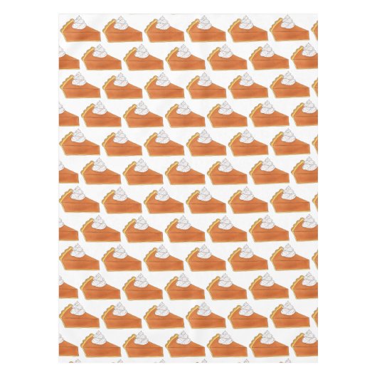 Nappe Citrouille Pie Slice Thanksgiving Dîner fêté (Devant)