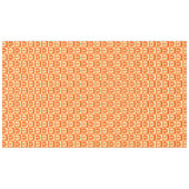 Nappe Citrouille vintage Orange Tartan Plaid Thanksgivin (Devant (Horizontal))