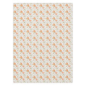 Nappe Citrouilles d'aquarelle et Motif d'automne de feui (Devant)