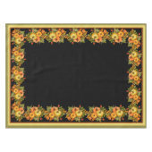 Nappe Citrouilles d'automne et feuilles de chêne (Devant (Horizontal))