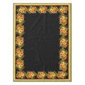 Nappe Citrouilles d'automne et feuilles de chêne (Devant)
