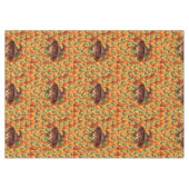 NAPPE CITROUILLES DE THANKSGIVING CHAT MIGNON (Devant (Horizontal))