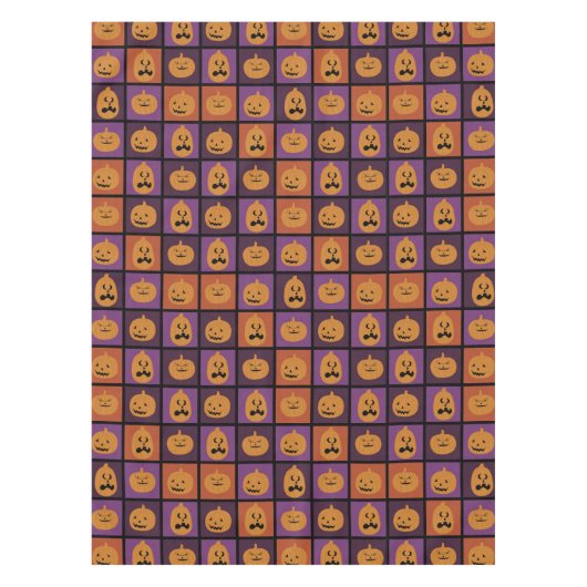 Nappe Citrouilles d'Halloween (Devant)