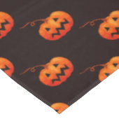 Nappe Citrouilles d'Halloween, Citrouilles Orange Trick (Angle)