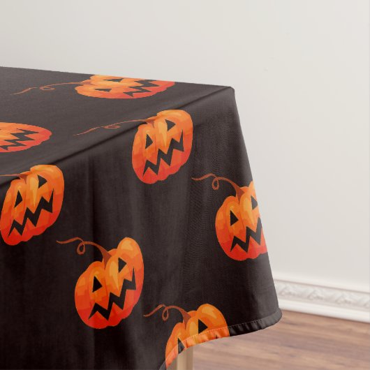 Nappe Citrouilles d'Halloween, Citrouilles Orange Trick (In Situ)