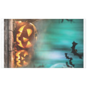 Nappe Citrouilles d'Halloween et chauves-souris (Devant (Horizontal))