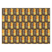Nappe Citrouilles, Feuilles et Foliage Merci Motif (Devant (Horizontal))