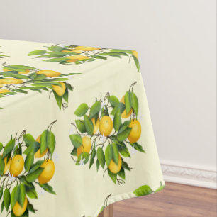 Nappe Citrus citron Fruit Jardin Floral