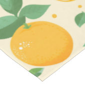 Nappe Citrus citron jaune motif de fruits tropicaux (Angle)
