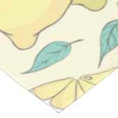 Nappe Citrus de citron moderne jaune d'été Personnalisé (Angle)