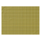 Nappe Clan Barclay Tartan écossais jaune et noir (Devant (Horizontal))