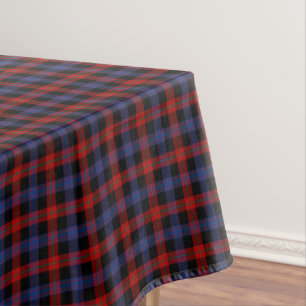 Nappe Clan Brown rouge et Royal bleu écossais Tartan