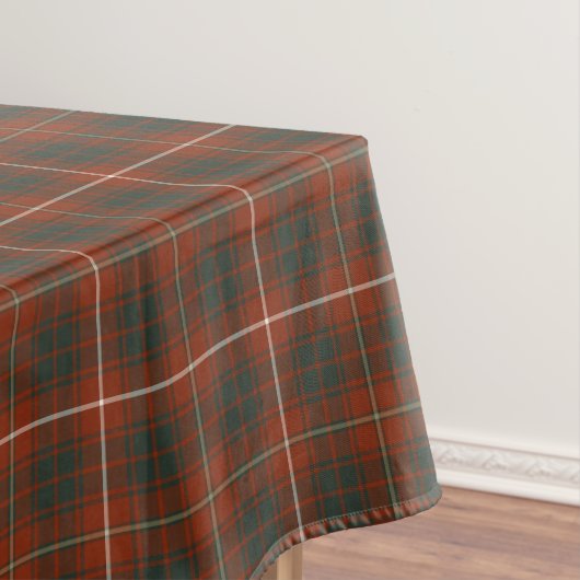 Nappe Clan Bruce Red et Brown Tartan écossais Patiné (In Situ)