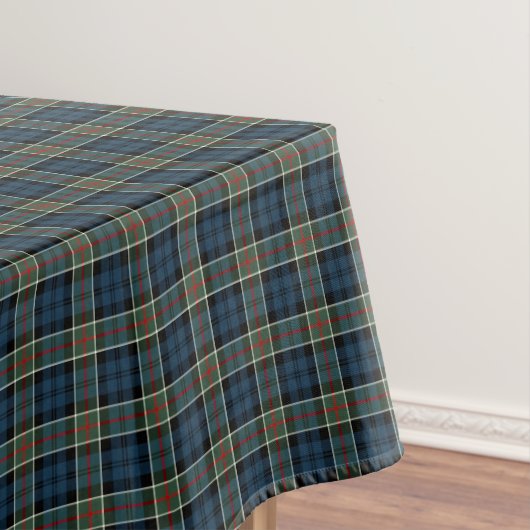 Nappe Clan Calhoun Navy Blue and Green Scottish Tartan (In Situ)