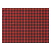 Nappe Clan Cunningham Tartan écossais rouge et noir (Devant (Horizontal))
