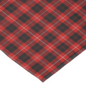 Nappe Clan Cunningham Tartan écossais rouge et noir (Angle)