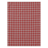 Nappe Clan écossais Menzies Tartan rouge et blanc (Devant)