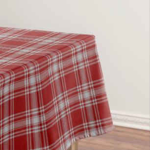Nappe Clan écossais Menzies Tartan rouge et blanc