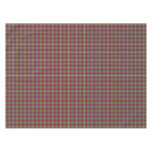 Nappe Clan Foster Light Blue et Red Scottish Tartan (Devant (Horizontal))