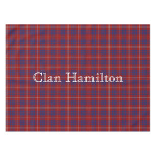 Nappe Clan Hamilton Tartan Tablecloth