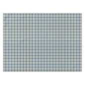 Nappe Clan Hannay Bright Blue and White Scottish Tartan (Devant (Horizontal))