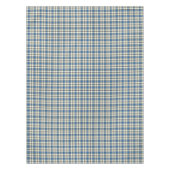 Nappe Clan Hannay Bright Blue and White Scottish Tartan (Devant)