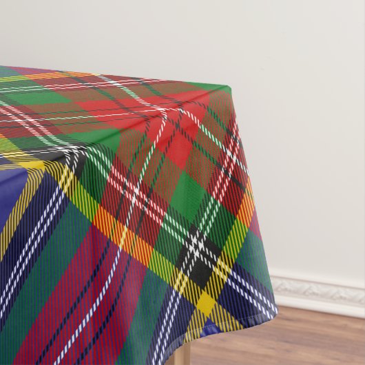 Nappe Clan MacBeth Tartan Tablecloth (In Situ)