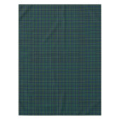 Nappe Clan MacCallum Tartan écossais bleu foncé et vert (Devant)